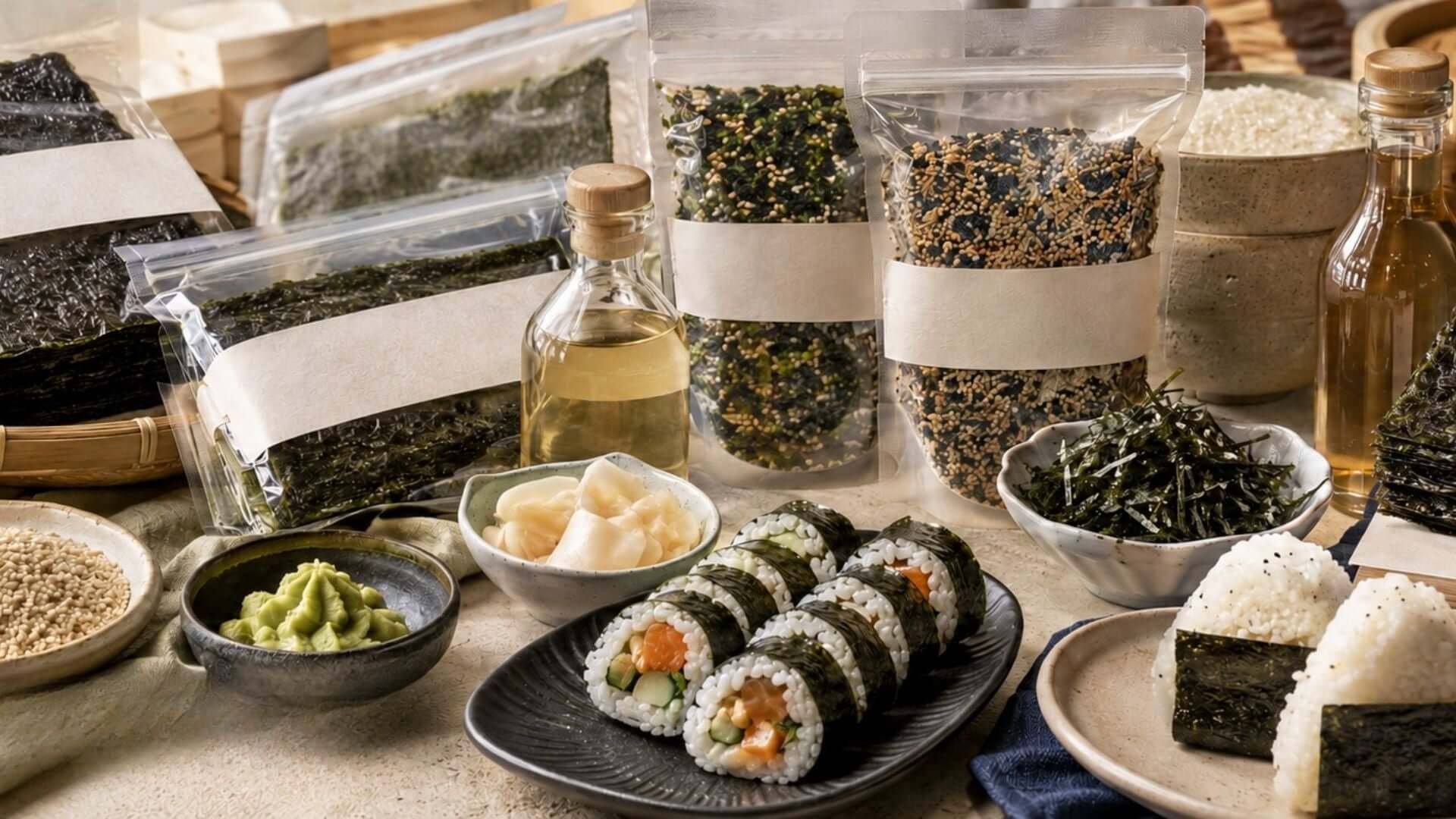 Nori i dodatki do sushi