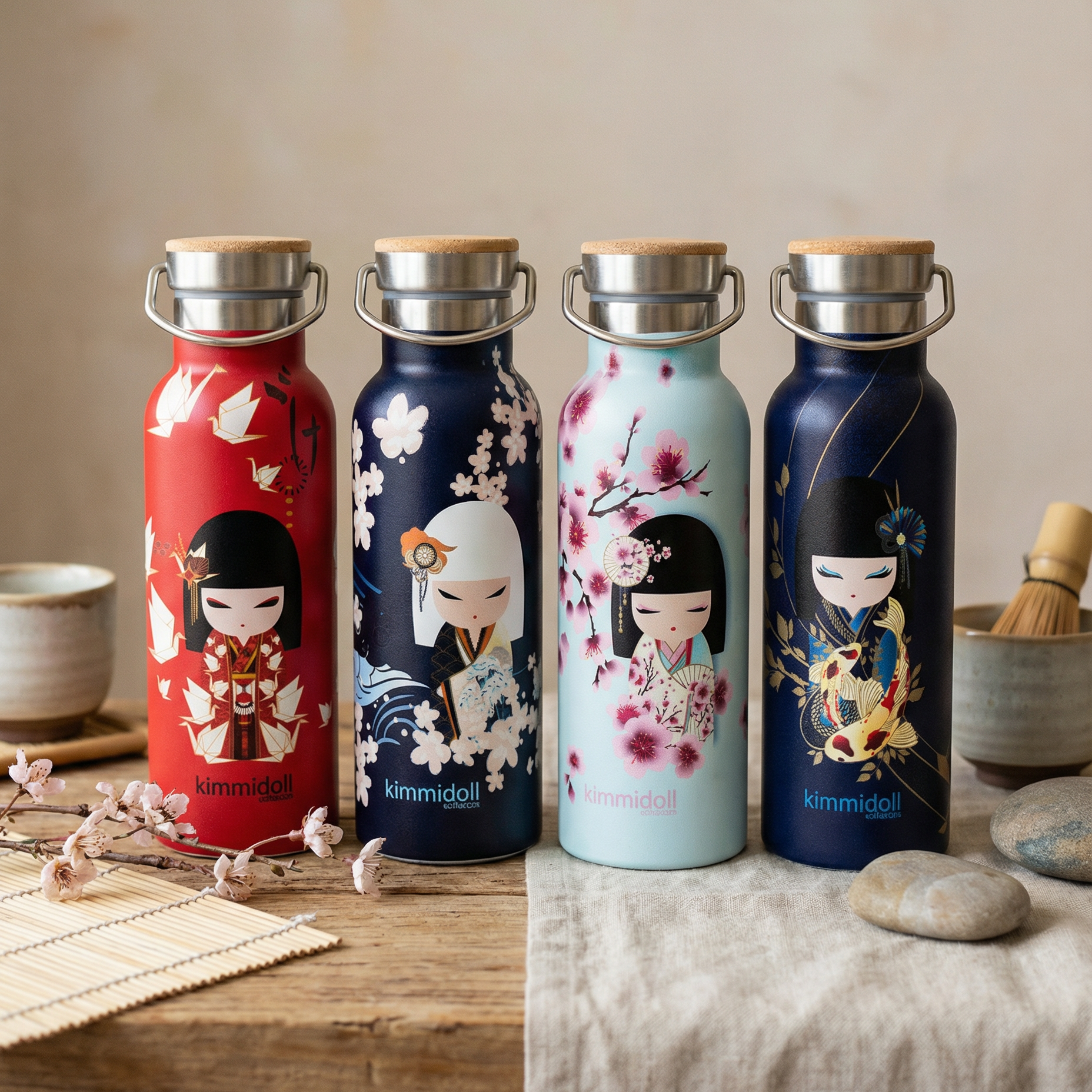 Butelka termiczna Kimmidoll 500 ml – z wizerunkiem Minami