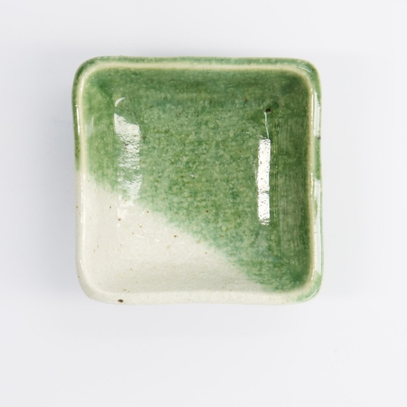 Ceramiczna Miseczka na Sos Mino Craft 7,5x3 cm – Zielono-Szary