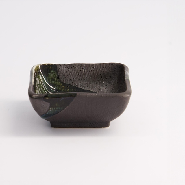Ceramiczna Miseczka na Sos Sojowy Grey 8x8 cm –