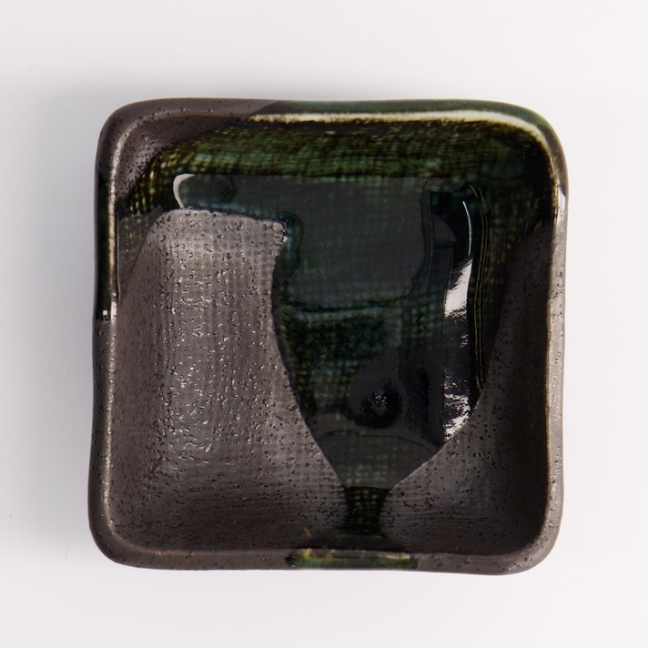 Ceramiczna Miseczka na Sos Sojowy Grey 8x8 cm –