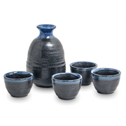 Ceramiczny Zestaw do Sake Edo Japan (5 Elementów)