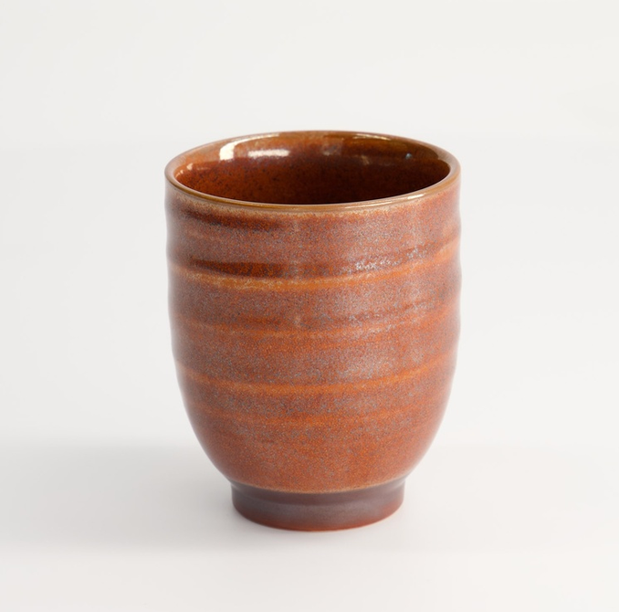 Japońska Ceramiczna Czarka Yunomi 7 x 8,4 cm