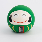 Japońska Ceramiczna Figurka Daruma Zielona 6,5 cm 