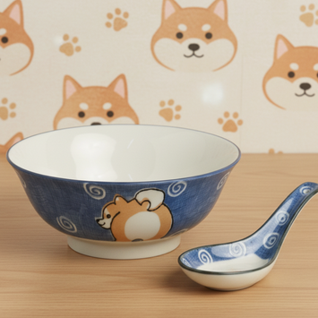 Japońska Miseczka Ceramiczna Shiba Niebieska 300 ml – Edo Japan