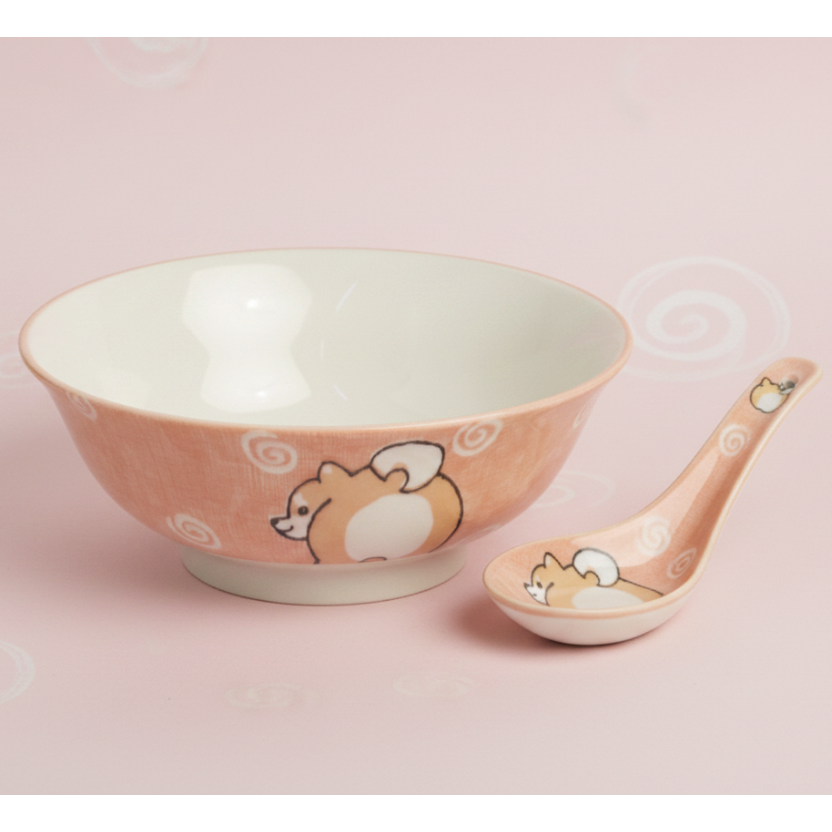 Japońska Miseczka Ceramiczna Shiba Różowa 300 ml – Edo Japan