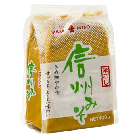 Japońska Pasta Miso Biała Shinshu Shiro Miso Hikari 400 g