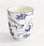 Japońska Porcelanowa Czarka do Herbaty Flora Japonica Crane 170 ml – Elegancja Tradycyjnego Rzemiosła