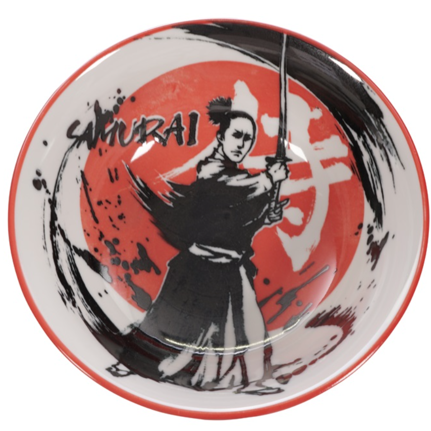 Japońska Porcelanowa Miska do Ramenu Tokyo Design Studio Asakusa Samurai 1000ml