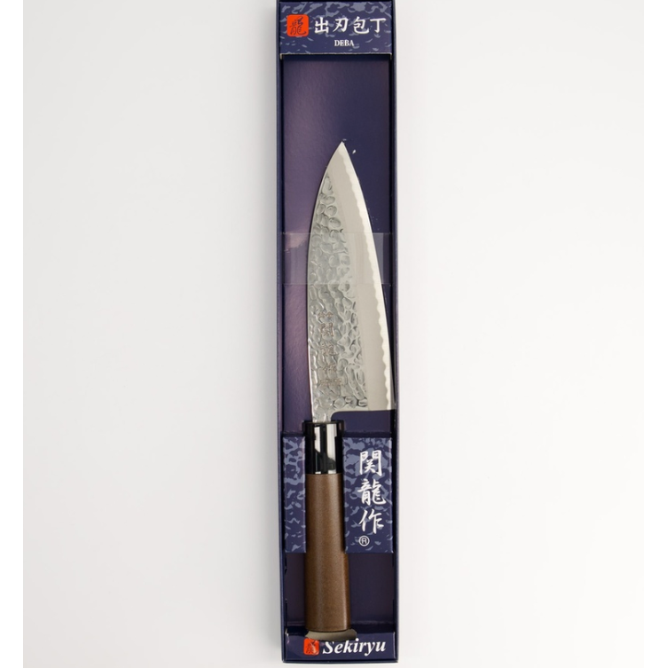 Japoński Nóż Kuchenny Deba Seki Ryu Tsuchime 15 cm (Grubość 3 mm)