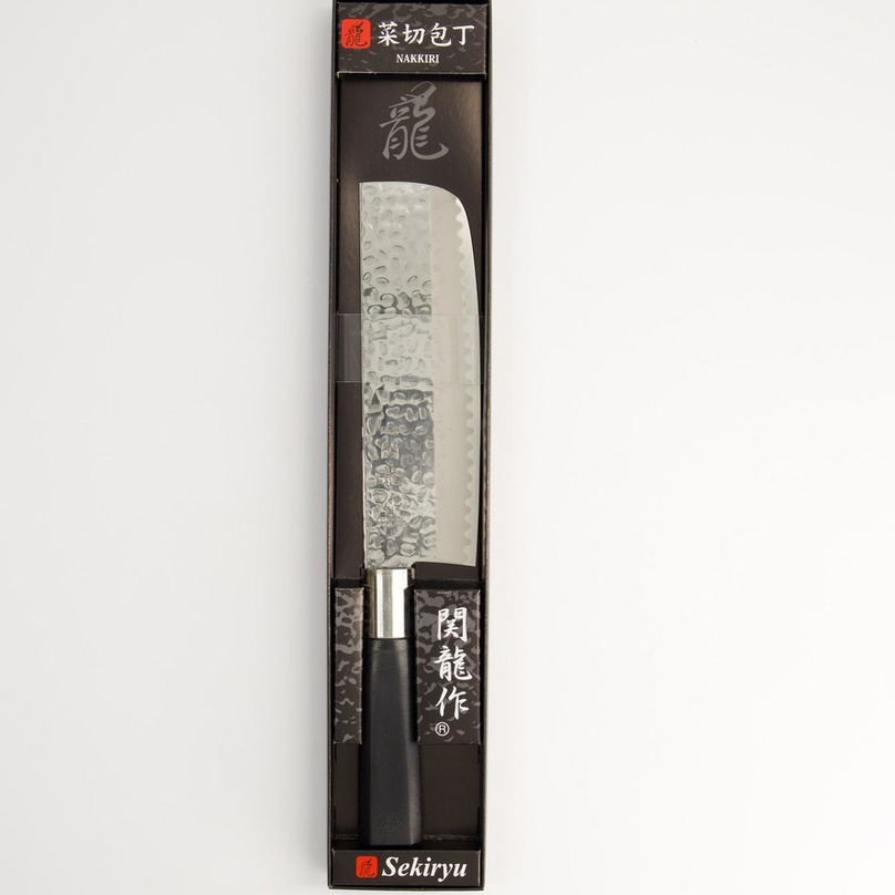 Japoński Nóż Kuchenny Nakiri Seki Ryu Tsuchime 16,5 cm