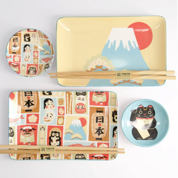 Japoński Zestaw do Sushi dla 2 Osób Kawaii Japan – Tokyo Design Studio