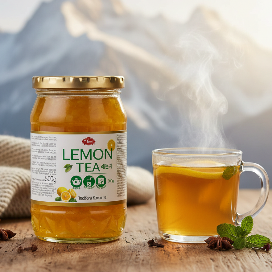 Koreańska Herbata Cytrynowa Lemon Tea 500 g – T'best