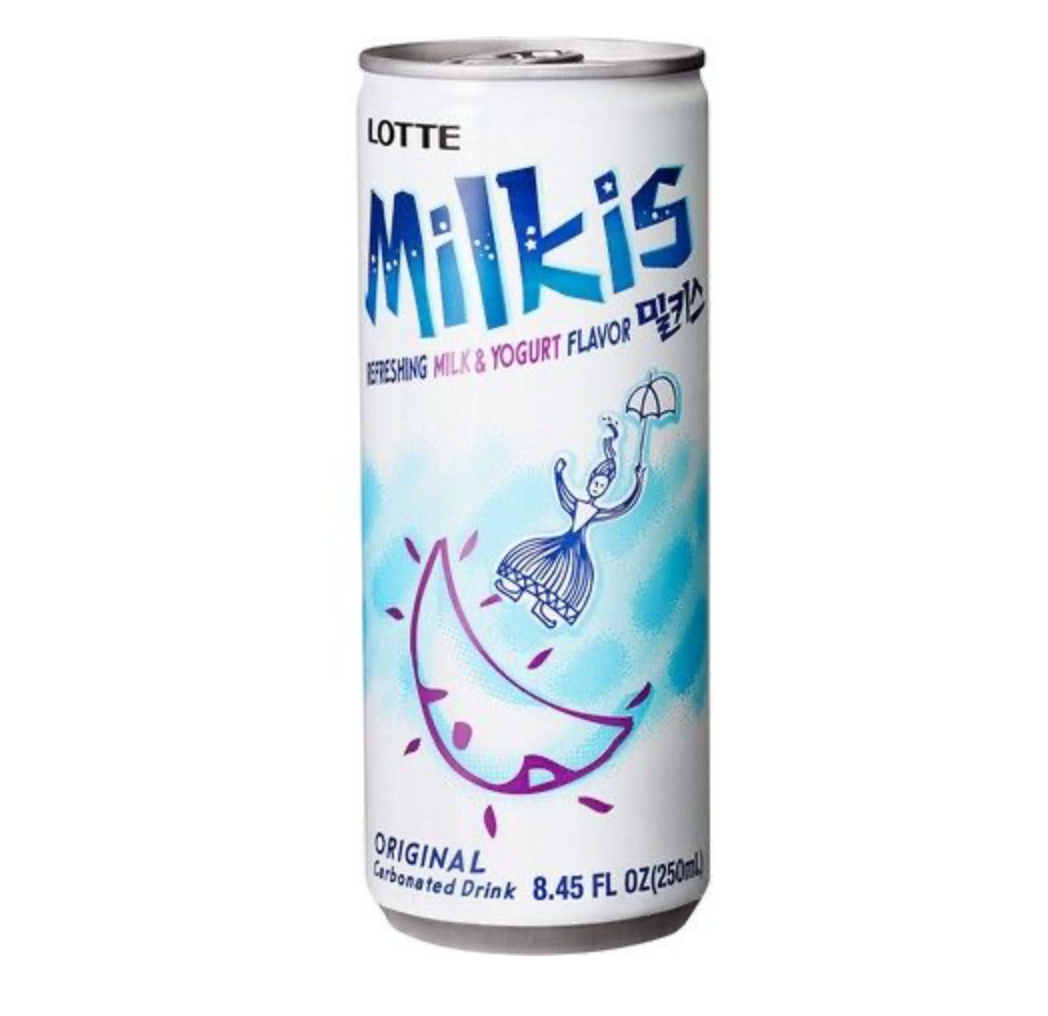 Koreański Mleczny Napój Gazowany Milkis Original 250 ml – Lotte