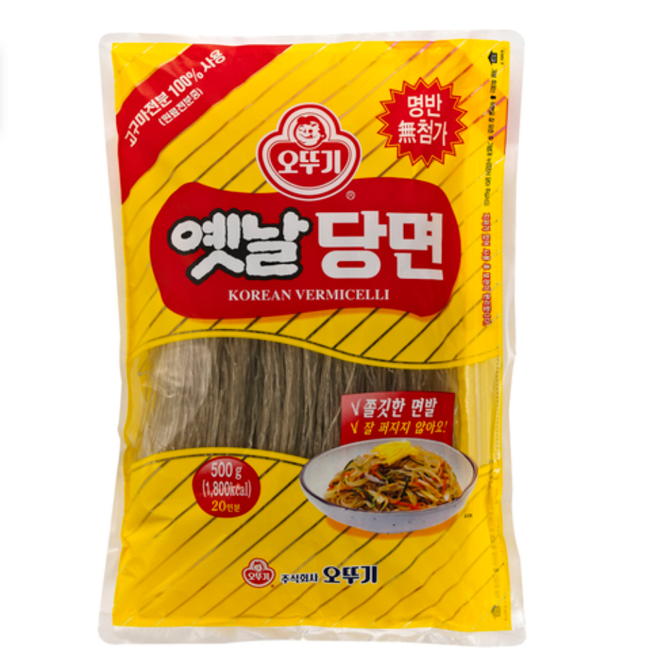 Oryginalny Koreański Makaron ze Słodkich Ziemniaków Dangmyeon Ottogi 500g