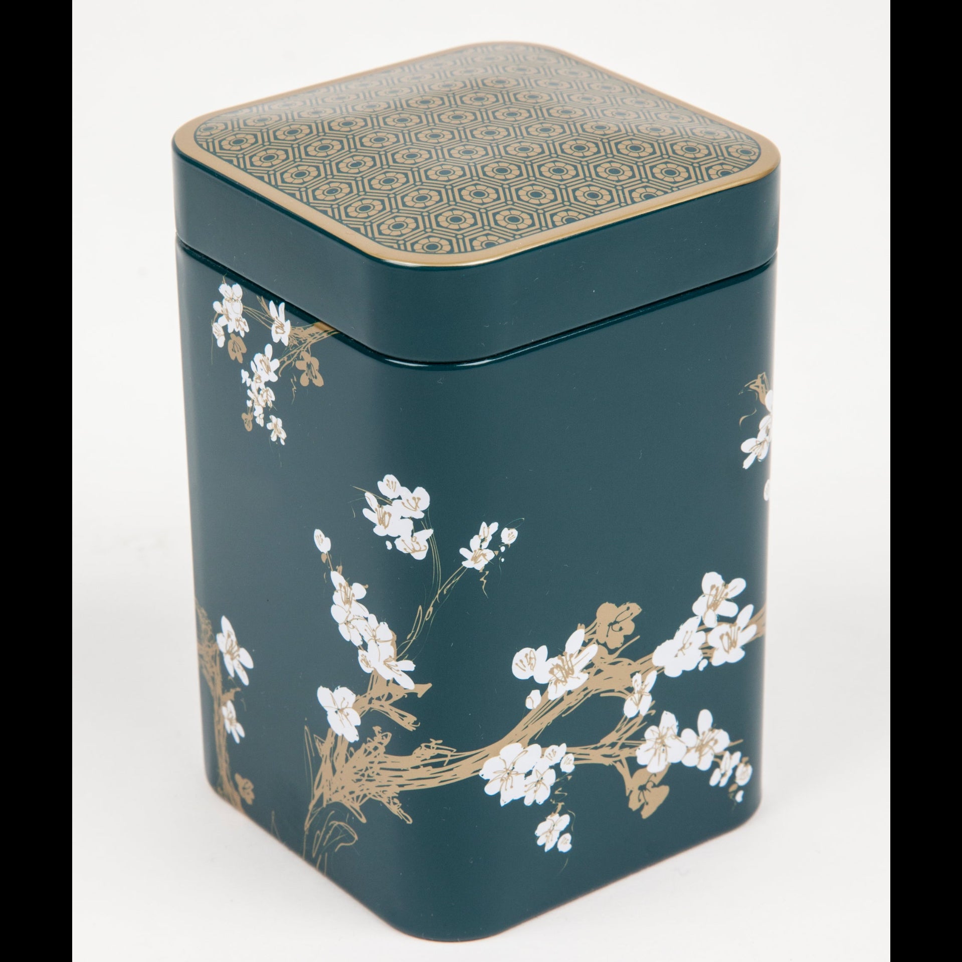 Hermetyczna puszka na herbatę Sakura zielona 125 g – Asia Deli