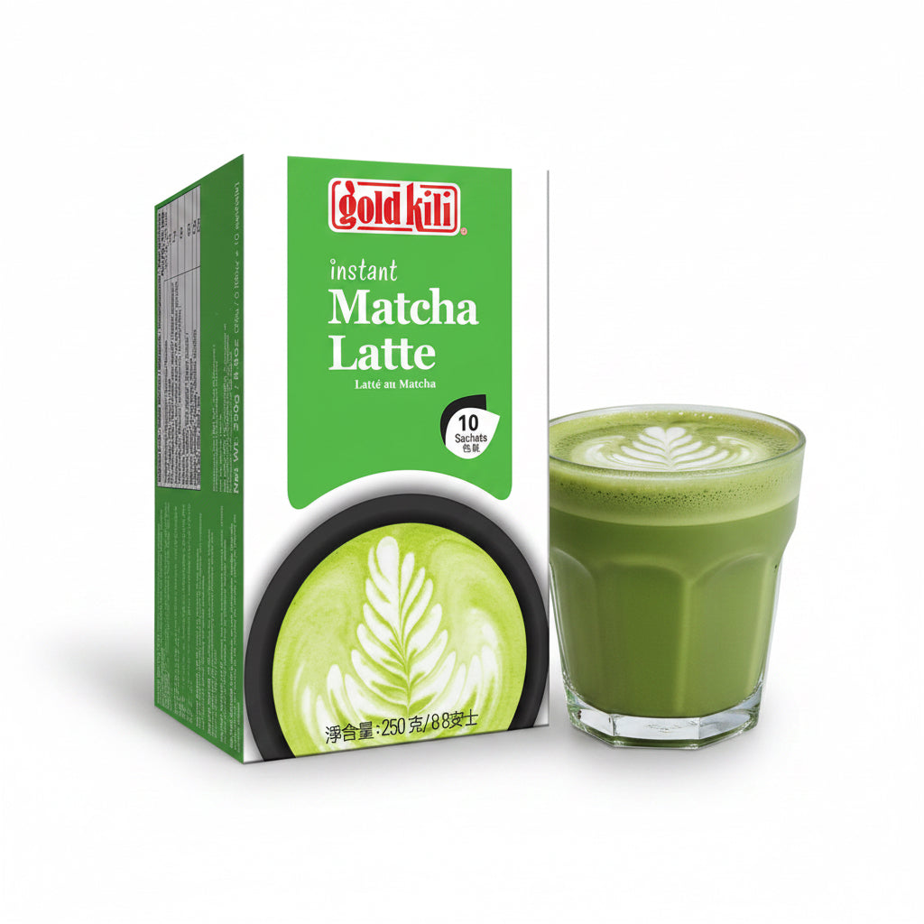Rozpuszczalna Matcha Latte – Gold Kili 250 g (10 saszetek)