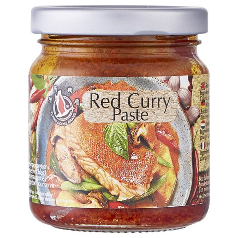 Tajska Czerwona Pasta Curry Flying Goose 195 g 