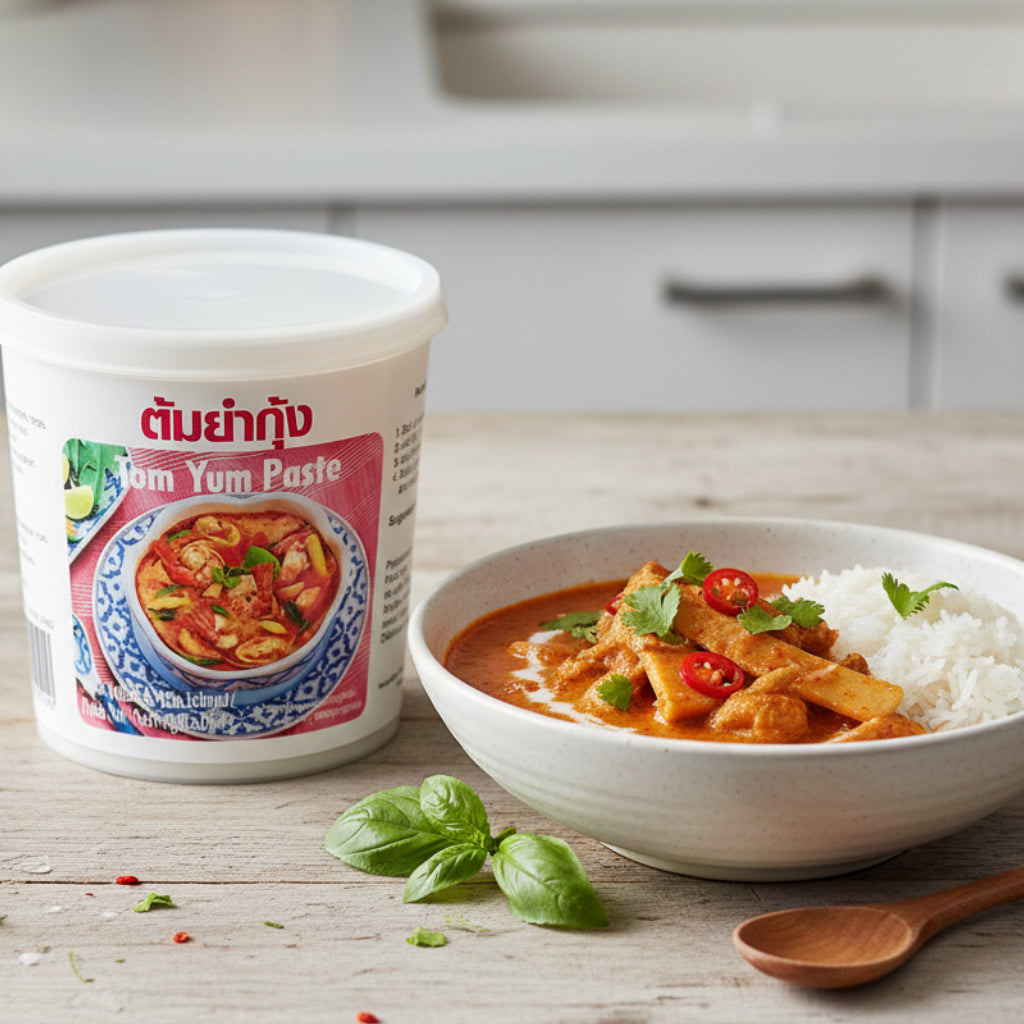 Tajska Pasta Tom Yum LOBO 400 g – Serce Słynnej Zupy Ostro-K