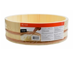 Drewniana miska do ryżu do sushi - HANGIRI 33 cm – Asia Deli